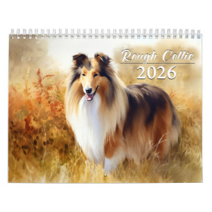 Rough Collies 2026 Calendar