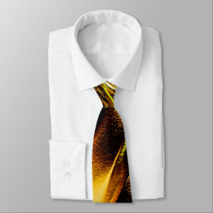Rough dunes in burnt gold or yellowish orange tie