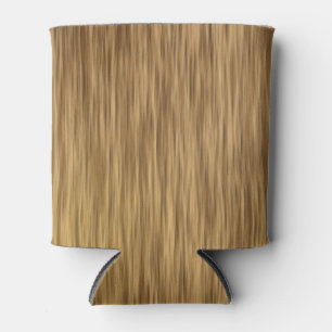 Rough Faux Wood Background in Natural Colour Can Cooler