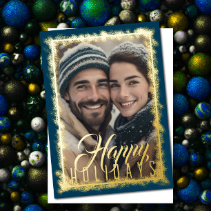 Rough Frame for Photo Happy Holidays