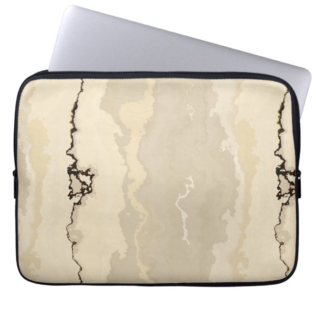 Rough Marble Laptop Sleeve (Front)