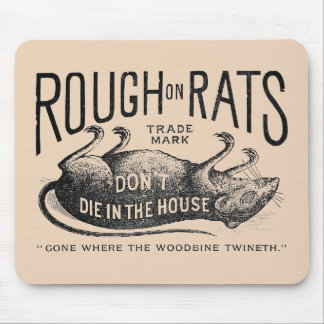 "Rough on Rats Advertisement" Mouse Pad