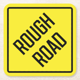 Rough Road Paper Coaster