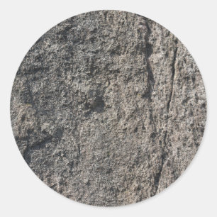Rough Rocky Surface  Classic Round Sticker