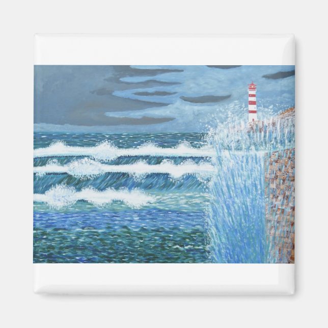 Rough Sea 2 Magnet (Front)