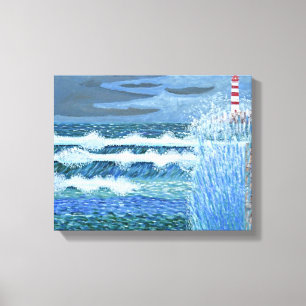 Rough Sea canvas Print