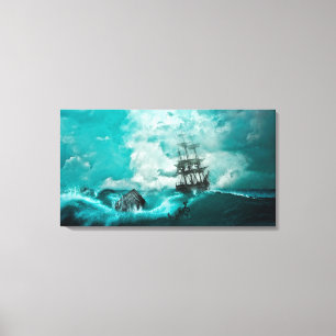 Rough Seas Canvas Print