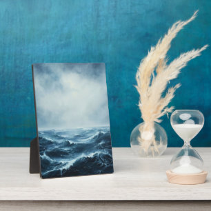 Rough Seas Ocean Waves Plaque