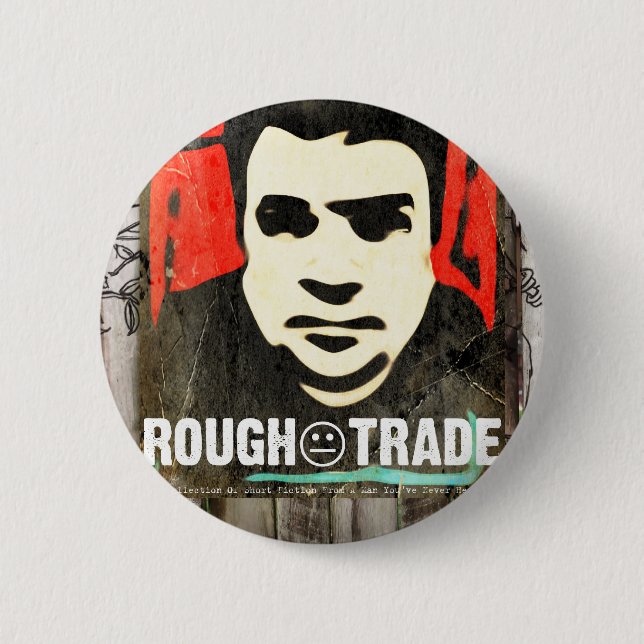 "Rough Trade" Button (Front)