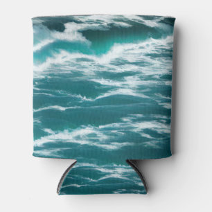 Rough Waters Turquoise Ocean Waves Can Cooler