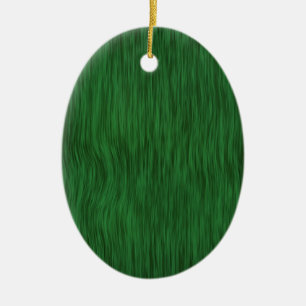 Rough Wood Grain Background - Green Ceramic Tree Decoration