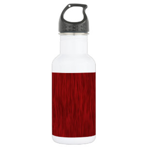 Rough Wood Grain Background - Red 532 Ml Water Bottle