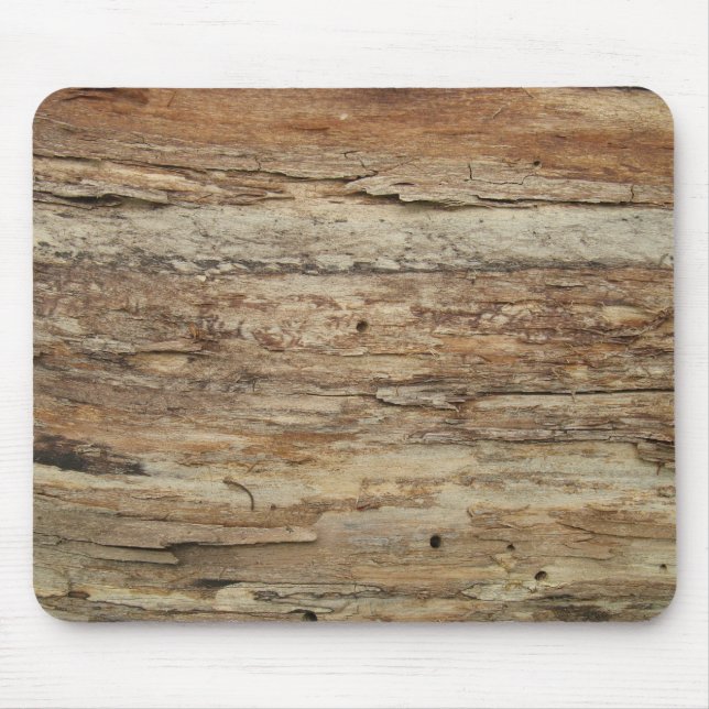 Rough Wood Grain Mouse Pad (Front)