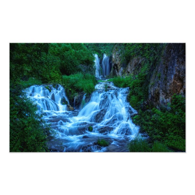 Roughlock Falls Spearfish Canyon Photo Print (Front)