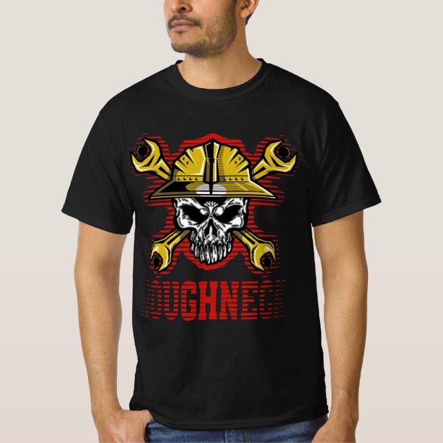 ROUGHNECK SKULL logo T-Shirt (Front)