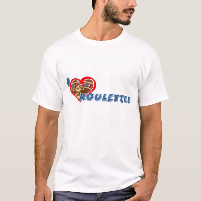 Roulette Lover's Basic T-shirt (Front)