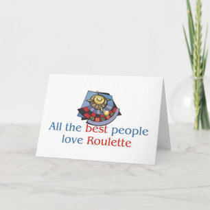 Roulette Lover's greetings Card