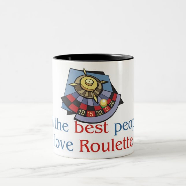 Roulette Lover's two tone mug (Center)