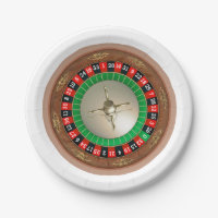 Roulette Paper Plates