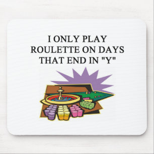 ROULETTE player joke Mouse Pad