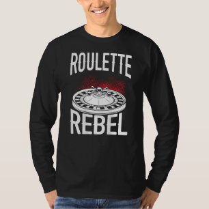 Roulette Rebel Backprint Casino T-Shirt