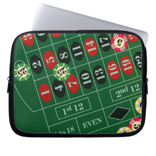 Roulette Table Laptop Sleeve