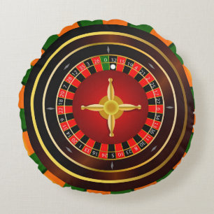 ROULETTE WHEEL 2 ROUND CUSHION
