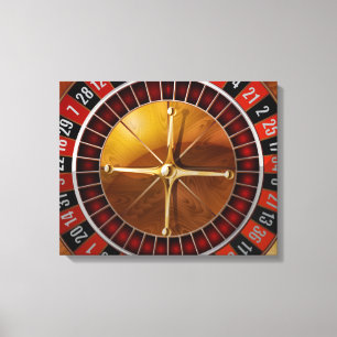 Roulette Wheel Canvas Print