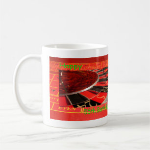 Roulette Wheel Happy 55th Birthday Coffee Mug