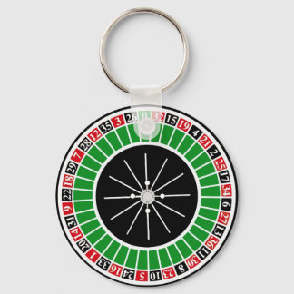 ROULETTE WHEEL KEY RING