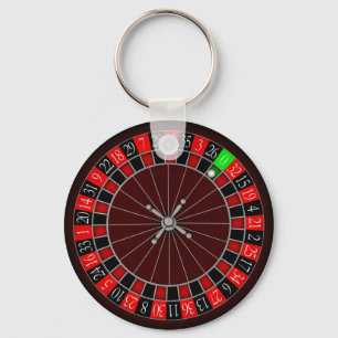 ROULETTE WHEEL KEY RING