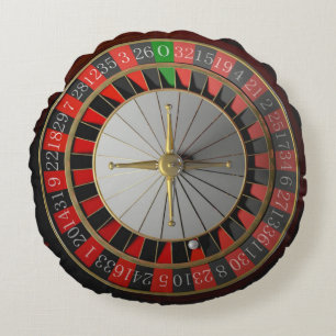 ROULETTE WHEEL ROUND CUSHION