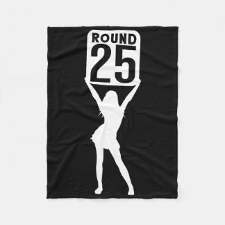 Round 25 fleece blanket