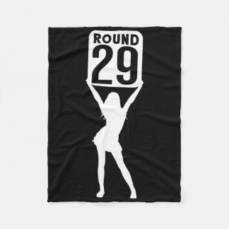 Round 29 fleece blanket