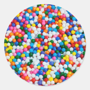 Round 2 Sprinkles Classic Round Sticker