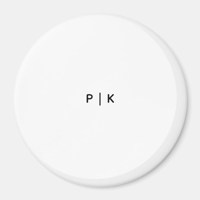 Round, 3 inch magnet (Front)