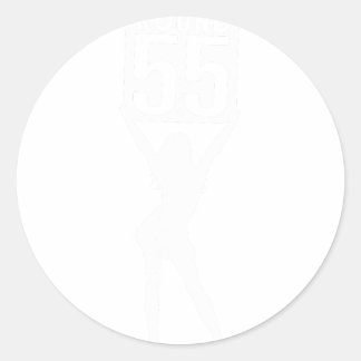 Round 55 classic round sticker