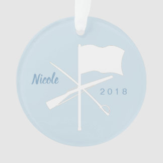Round Acrylic Colour Guard Ornament