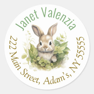 Round address labels