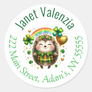 Round address labels