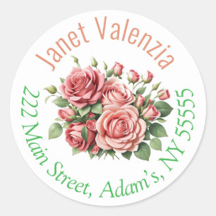 Round address labels