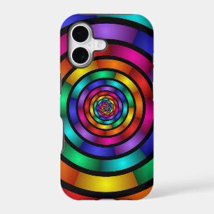 Round and Psychedelic Colorful Modern Fractal Art