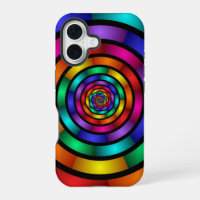 Round and Psychedelic Colourful Modern Fractal Art
