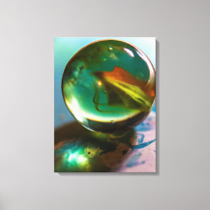ROUND AND ROUND 18 X 24 WRAPPED CANVAS