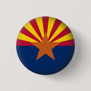 Round Arizona 3 Cm Round Badge