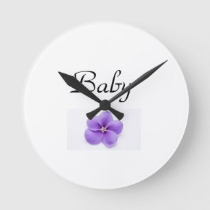 Round Baby Nursery Pillow Clock