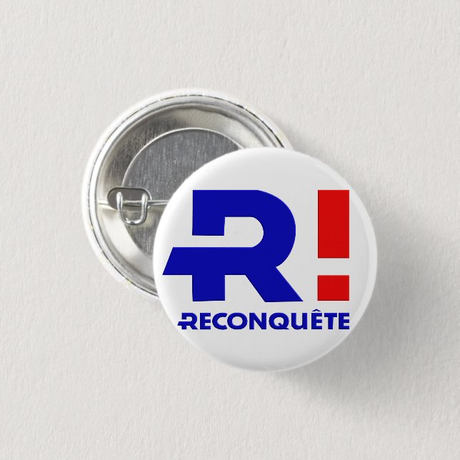 Round Badge 32 mm, Reconquest Party (Front & Back)