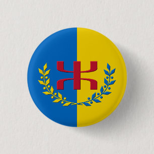 round badge 3 cm kabylie logo