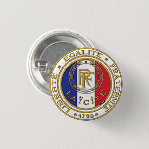 Round Badge, Secular Republican 3 Cm Round Badge