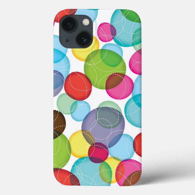 Round bubbles kids pattern 2 Case-Mate iPhone case (Back)